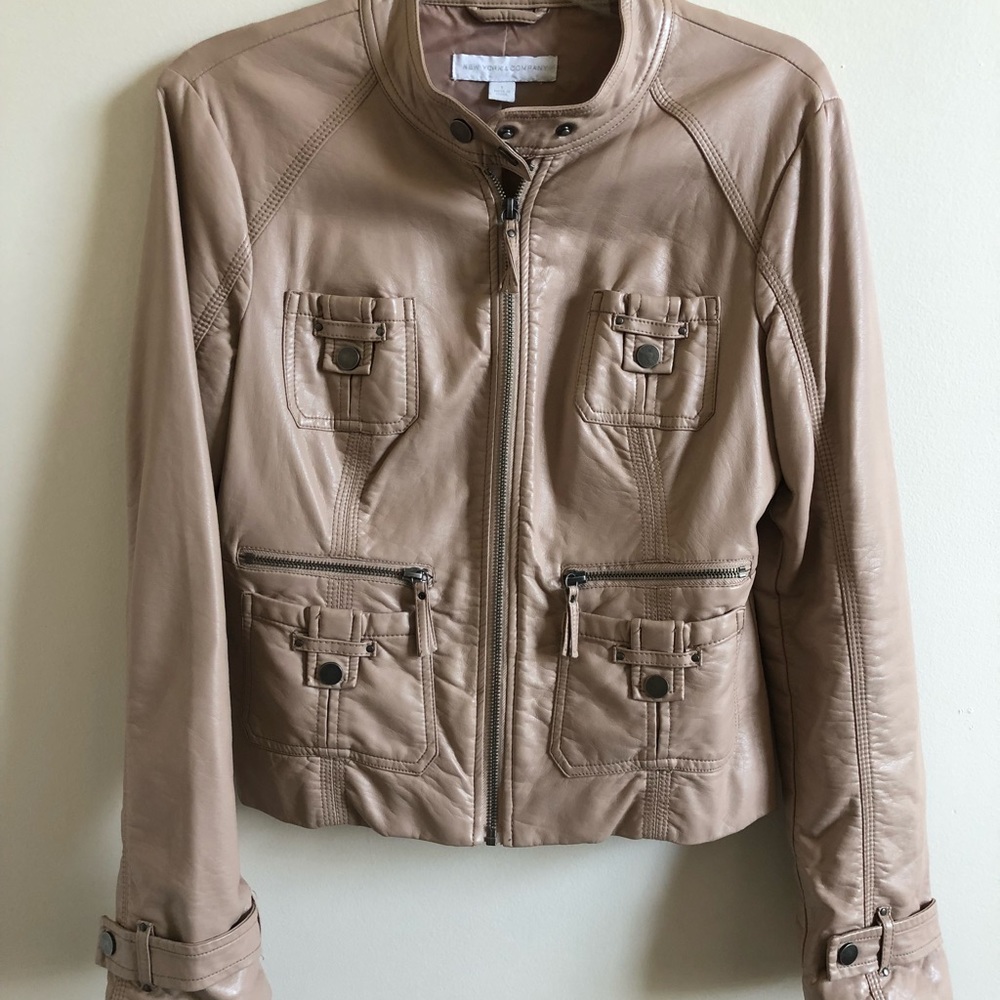 Blush motorcycle jacket
